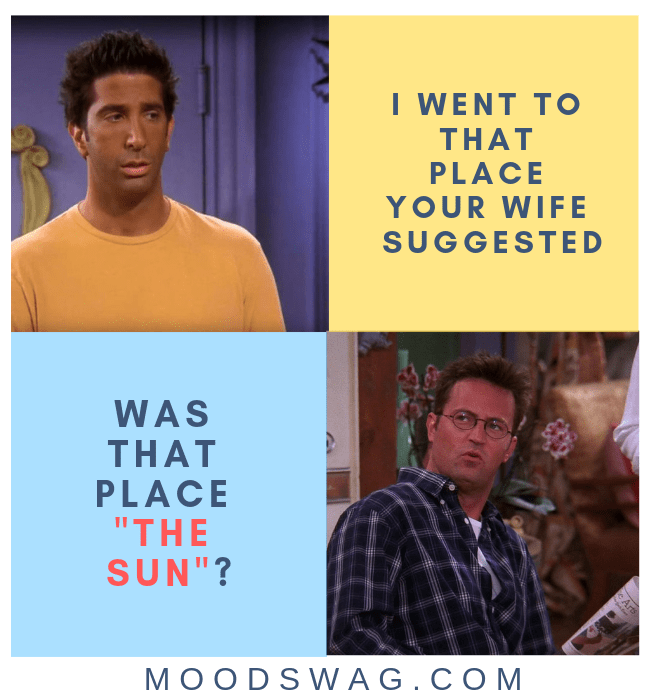 chandler bing one liners