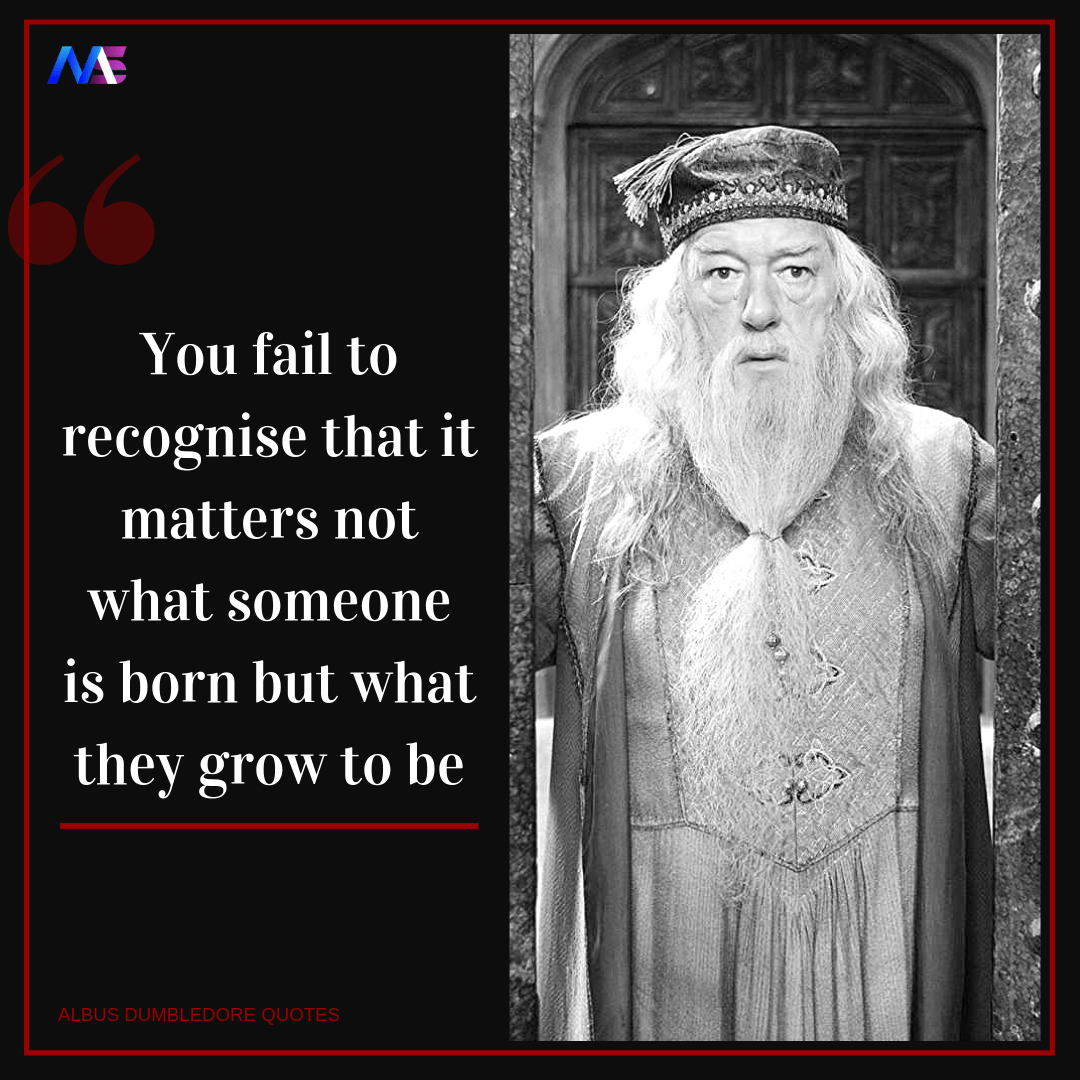 Albus Dumbledore quotes