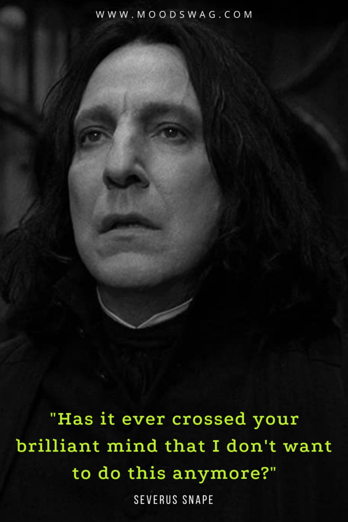 25+ Best Severus Snape Quotes | Alan Rickman Quotes